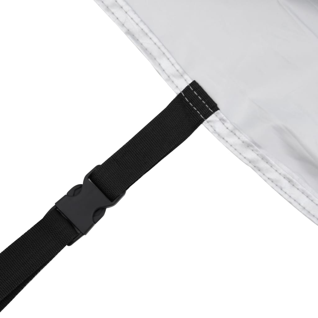 vidaXL Κουκούλα Αυτοκινήτου Sedan Προστασίας από Χαλάζι Γκρι/Ασημί M