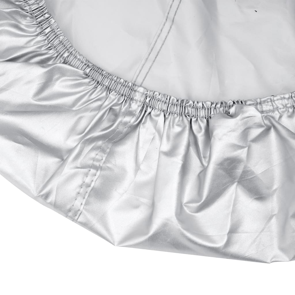 vidaXL Κουκούλα Αυτοκινήτου Sedan Προστασίας από Χαλάζι Γκρι/Ασημί XL