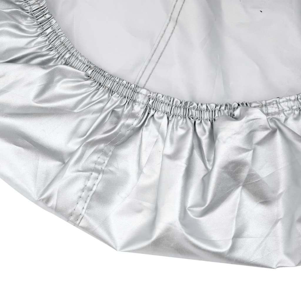 vidaXL Κουκούλα Αυτοκινήτου SUV Προστασίας από Χαλάζι Γκρι/Ασημί L