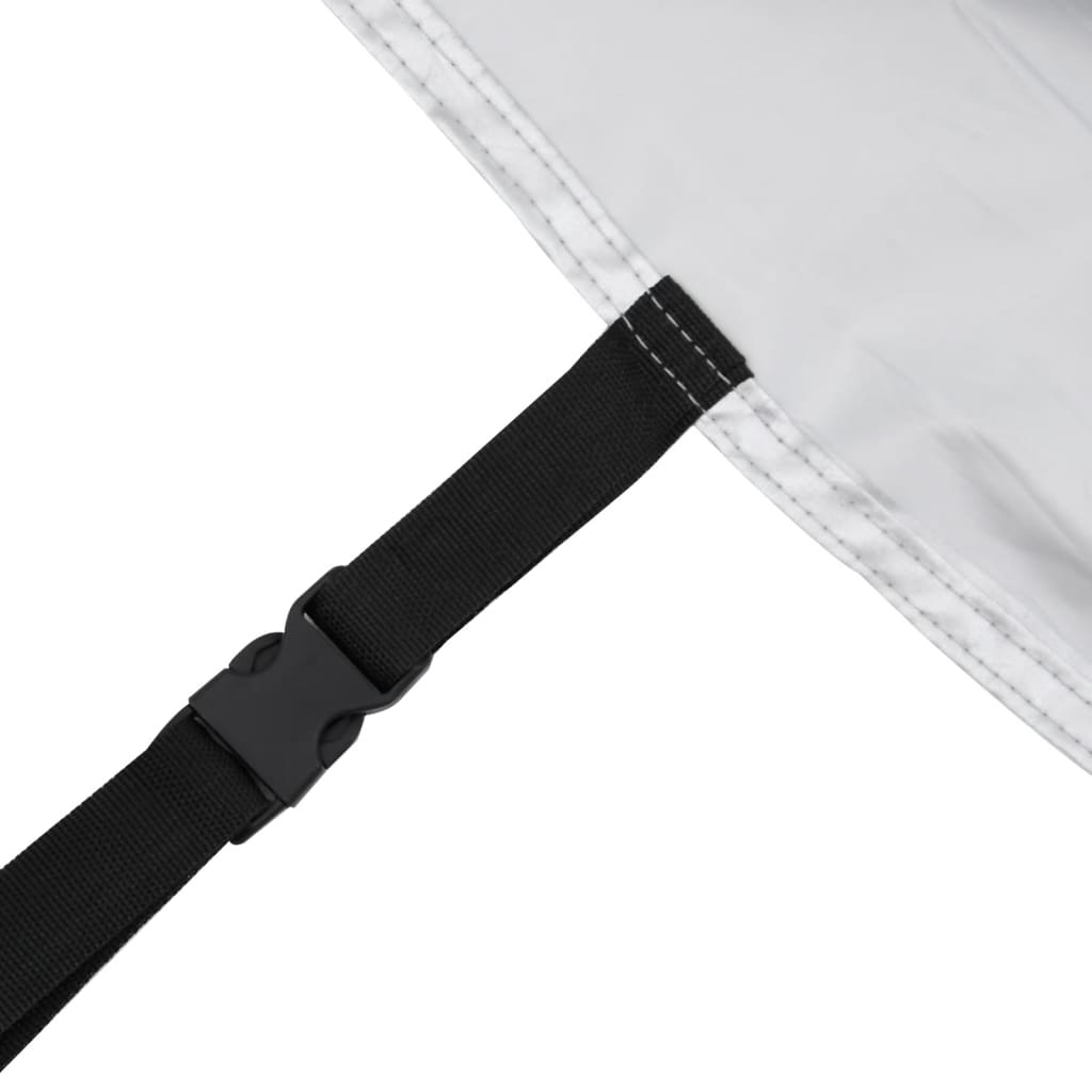 vidaXL Κουκούλα Αυτοκινήτου SUV Προστασίας από Χαλάζι Γκρι/Ασημί L