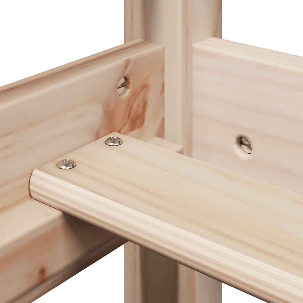 vidaXL Σκελετός Κρεβατιού Χωρίς Στρώμα 90x200 εκ Μασίφ Ξύλο Πεύκου