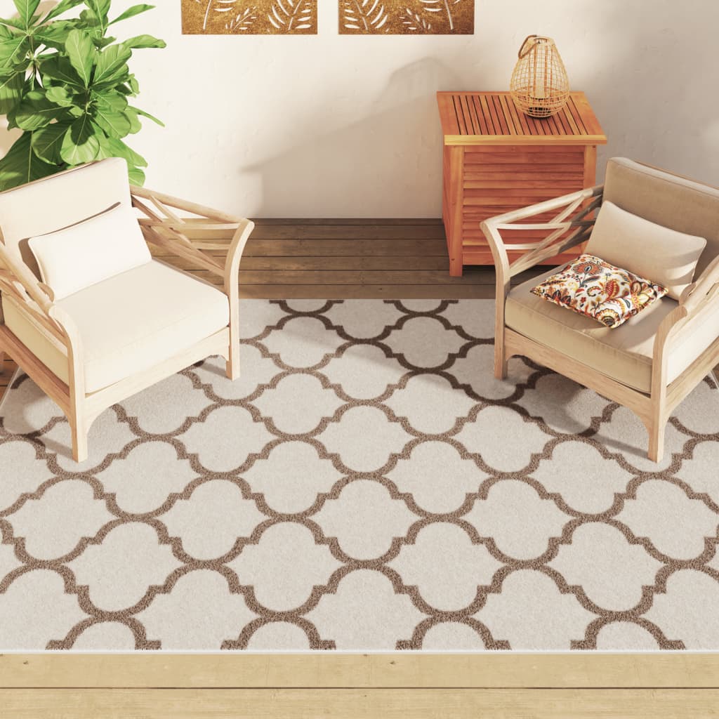 vidaXL Χαλί Κοντό Πέλος Εσωτ./Εξωτ. Χώρου Αντιολ. Πολύχρωμο 190x300εκ.