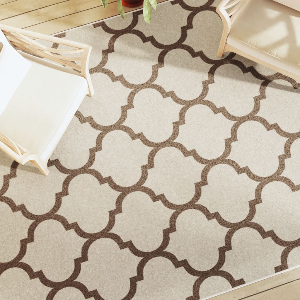 vidaXL Χαλί Κοντό Πέλος Εσωτ./Εξωτ. Χώρου Αντιολ. Πολύχρωμο 190x300εκ.