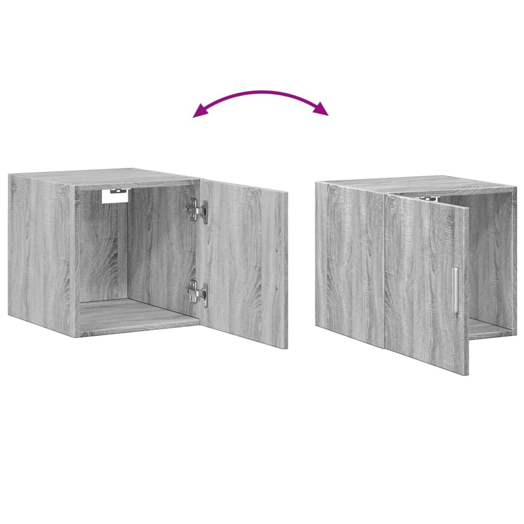 vidaXL Ντουλάπι Τοίχου Γκρι Sonoma 40x42,5x40 εκ. Επεξεργασμένο Ξύλο
