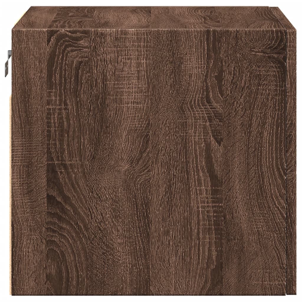 vidaXL Ντουλάπι Τοίχου Καφέ Δρυς 45x42,5x40 εκ. Επεξεργασμένο Ξύλο