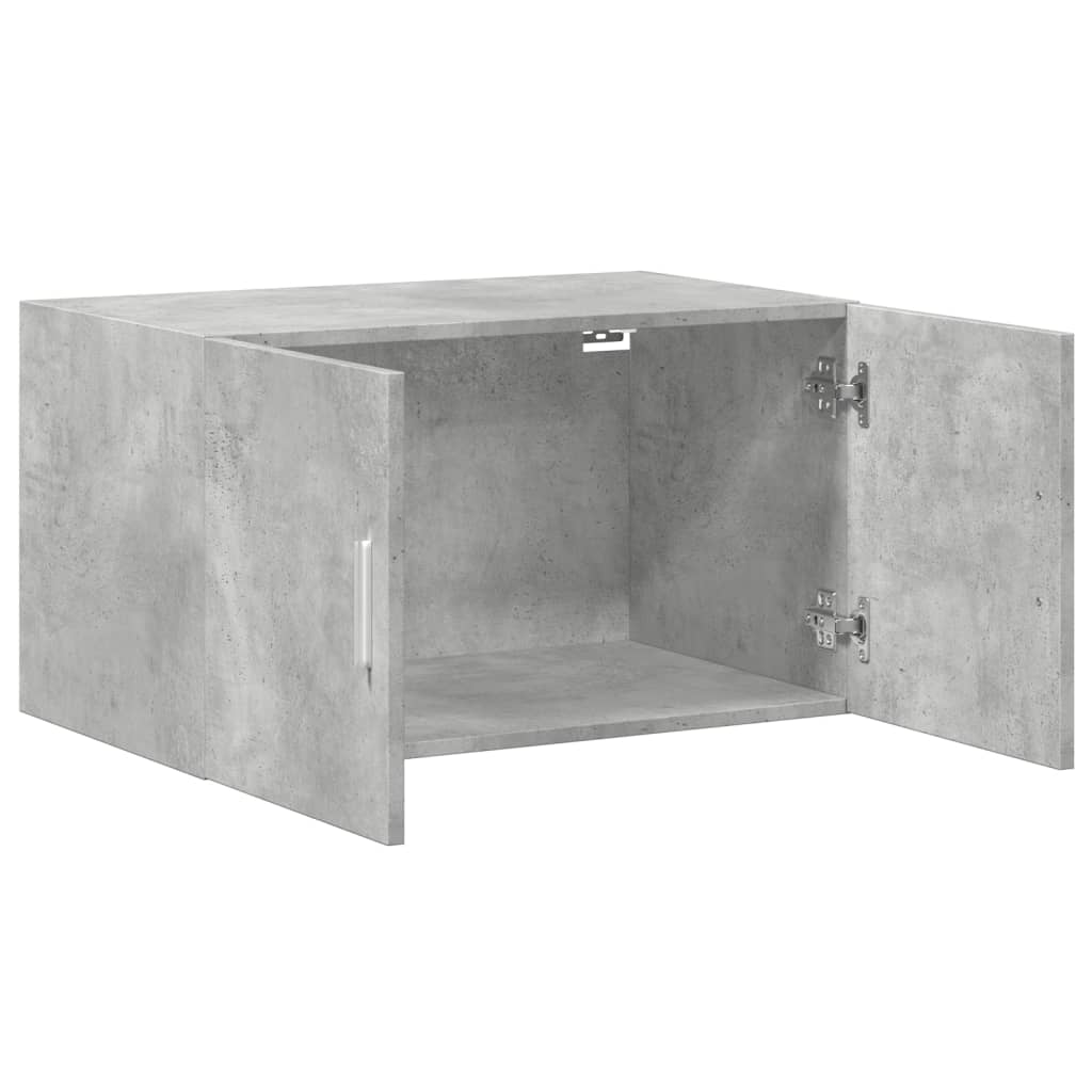 vidaXL Ντουλάπι Τοίχου Γκρι Σκυρ. 70x42,5x40 εκ. Επεξεργασμένο Ξύλο