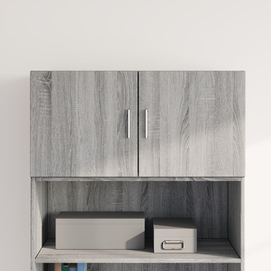 vidaXL Ντουλάπι Τοίχου Γκρι Sonoma 80x42,5x40 εκ. Επεξεργασμένο Ξύλο