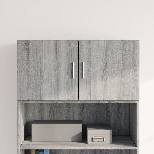 vidaXL Ντουλάπι Τοίχου Γκρι Sonoma 80x42,5x40 εκ. Επεξεργασμένο Ξύλο