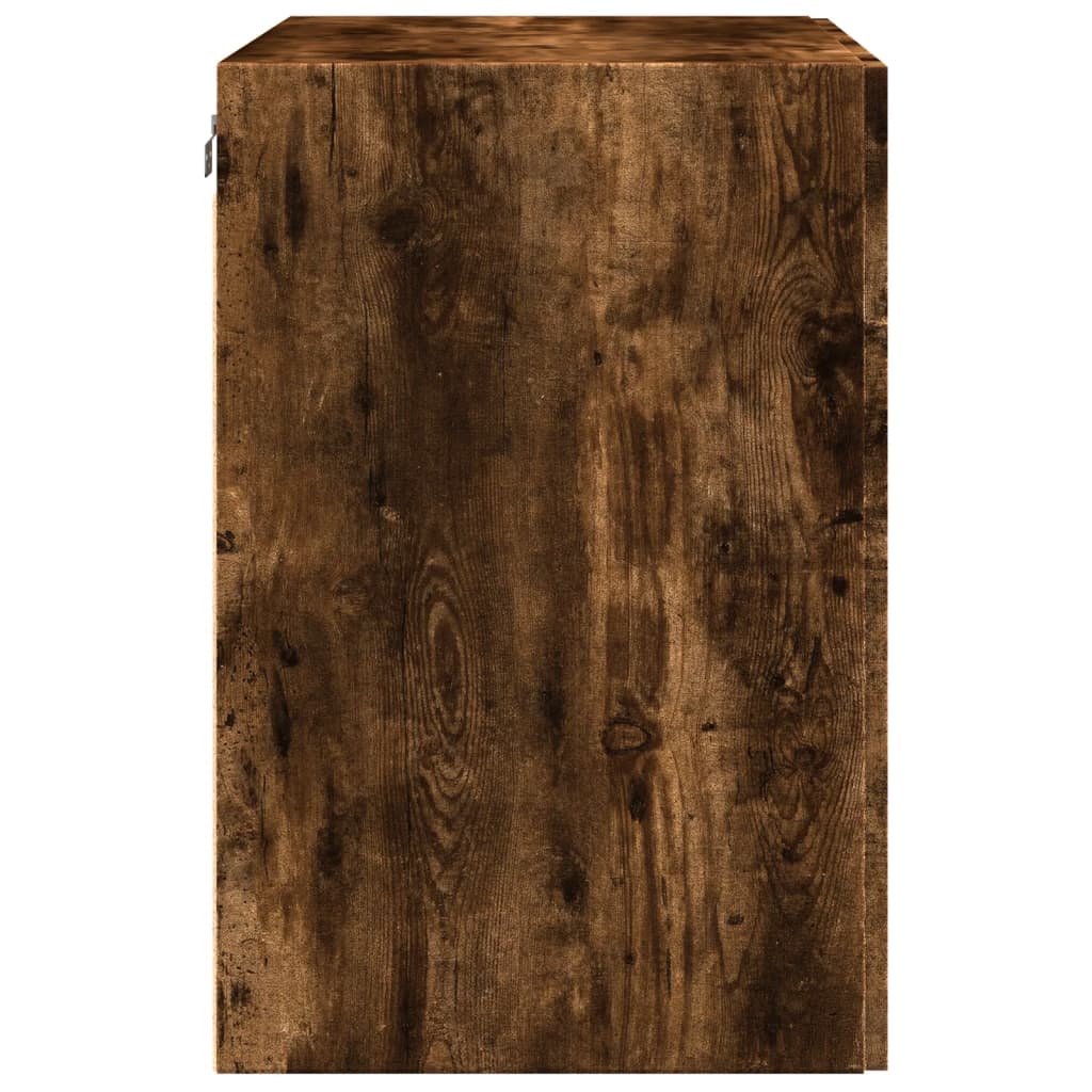 vidaXL Ντουλάπι Τοίχου Καπνιστή Δρυς 80x42,5x64 εκ. Επεξεργασμένο Ξύλο