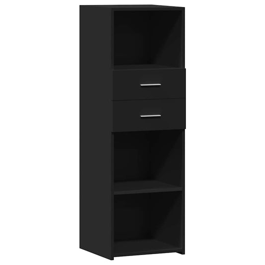 vidaXL Ντουλάπι Μαύρο 40x42,5x124 εκ. από Επεξεργασμένο Ξύλο