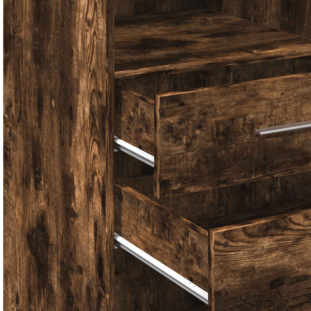 vidaXL Ντουλάπα Καπνιστή Δρυς 40x42,5x124 εκ. από Επεξεργασμένο Ξύλο