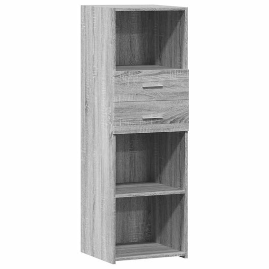 vidaXL Ντουλάπι Γκρι Sonoma 40x42,5x124 εκ. από Επεξεργασμένο Ξύλο