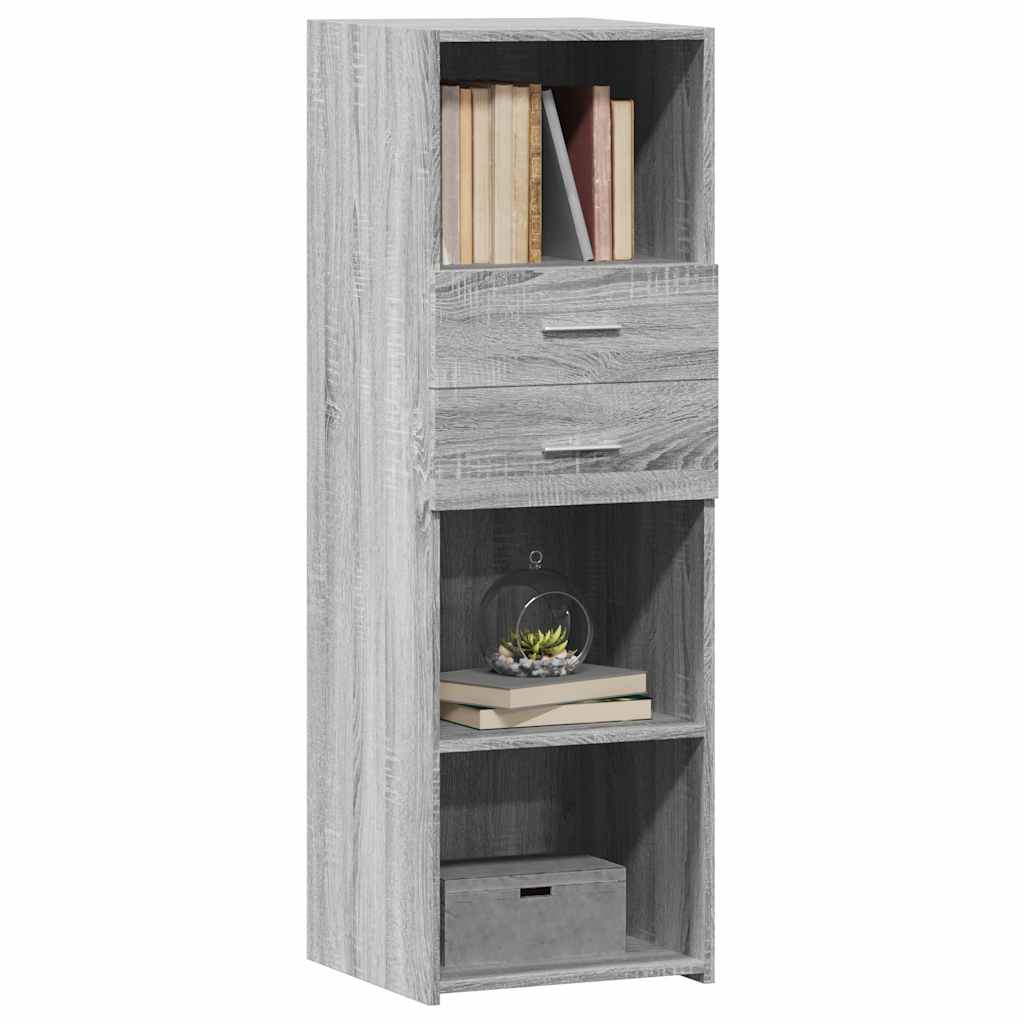 vidaXL Ντουλάπι Γκρι Sonoma 40x42,5x124 εκ. από Επεξεργασμένο Ξύλο
