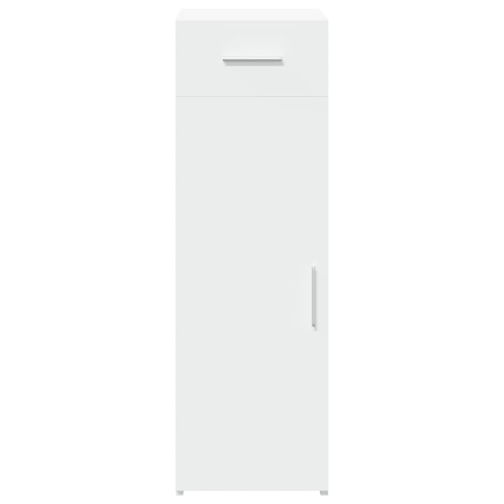 vidaXL Συρταριέρα Λευκή 30x42,5x93 εκ. από Επεξεργασμένο Ξύλο