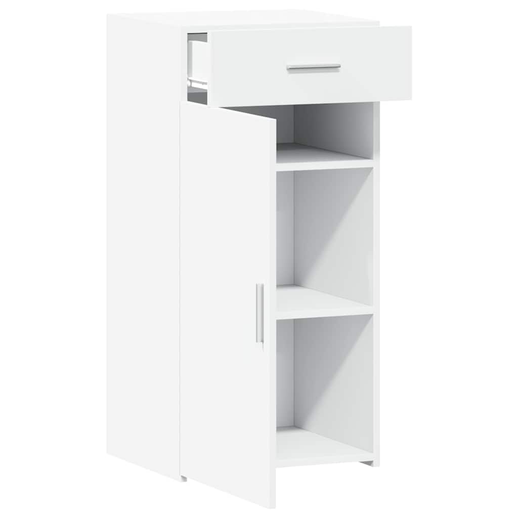 vidaXL Συρταριέρα Λευκή 45x42,5x93 εκ. από Επεξεργασμένο Ξύλο