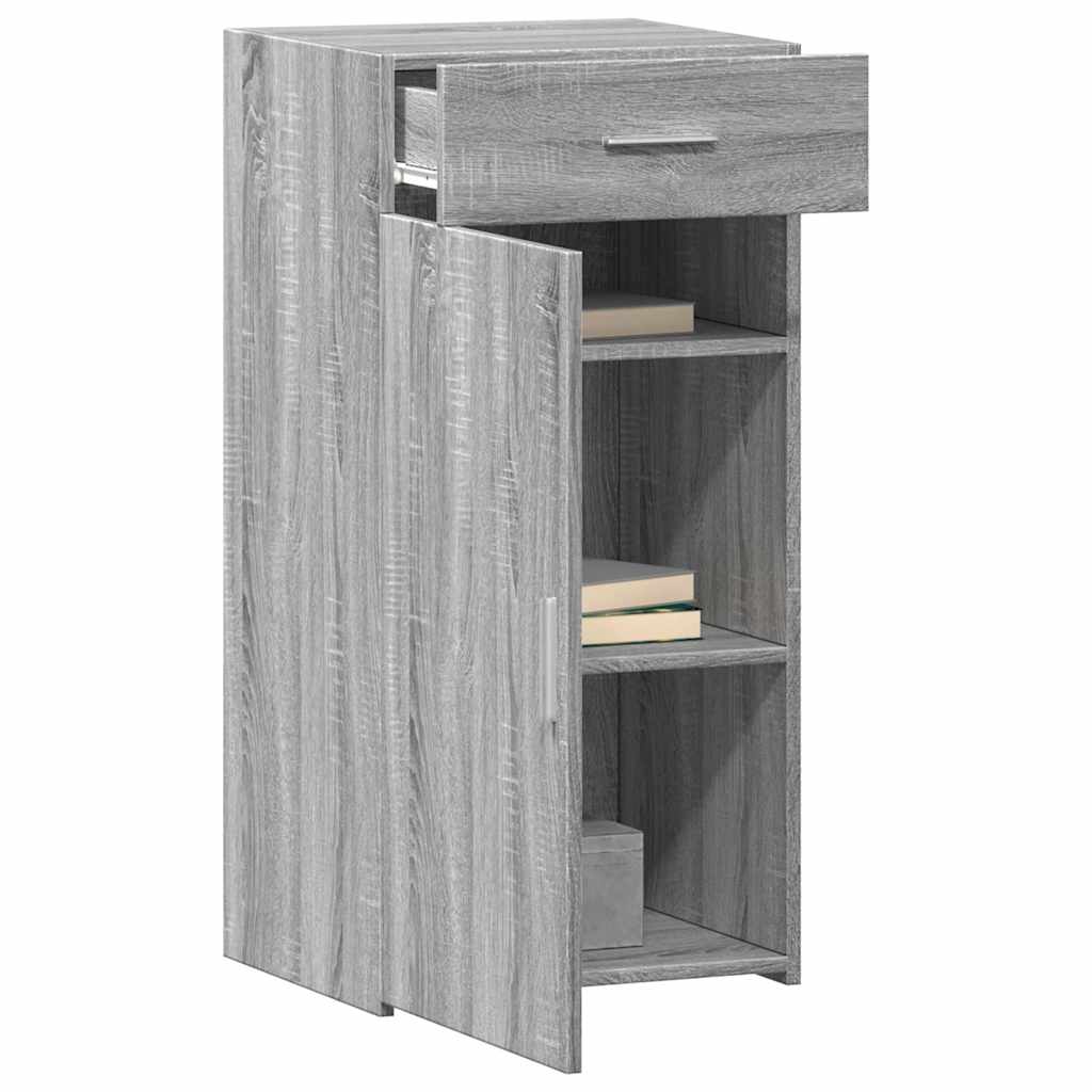 vidaXL Ραφιέρα Γκρι Sonoma 45x42,5x93 εκ. από Επεξεργασμένο Ξύλο