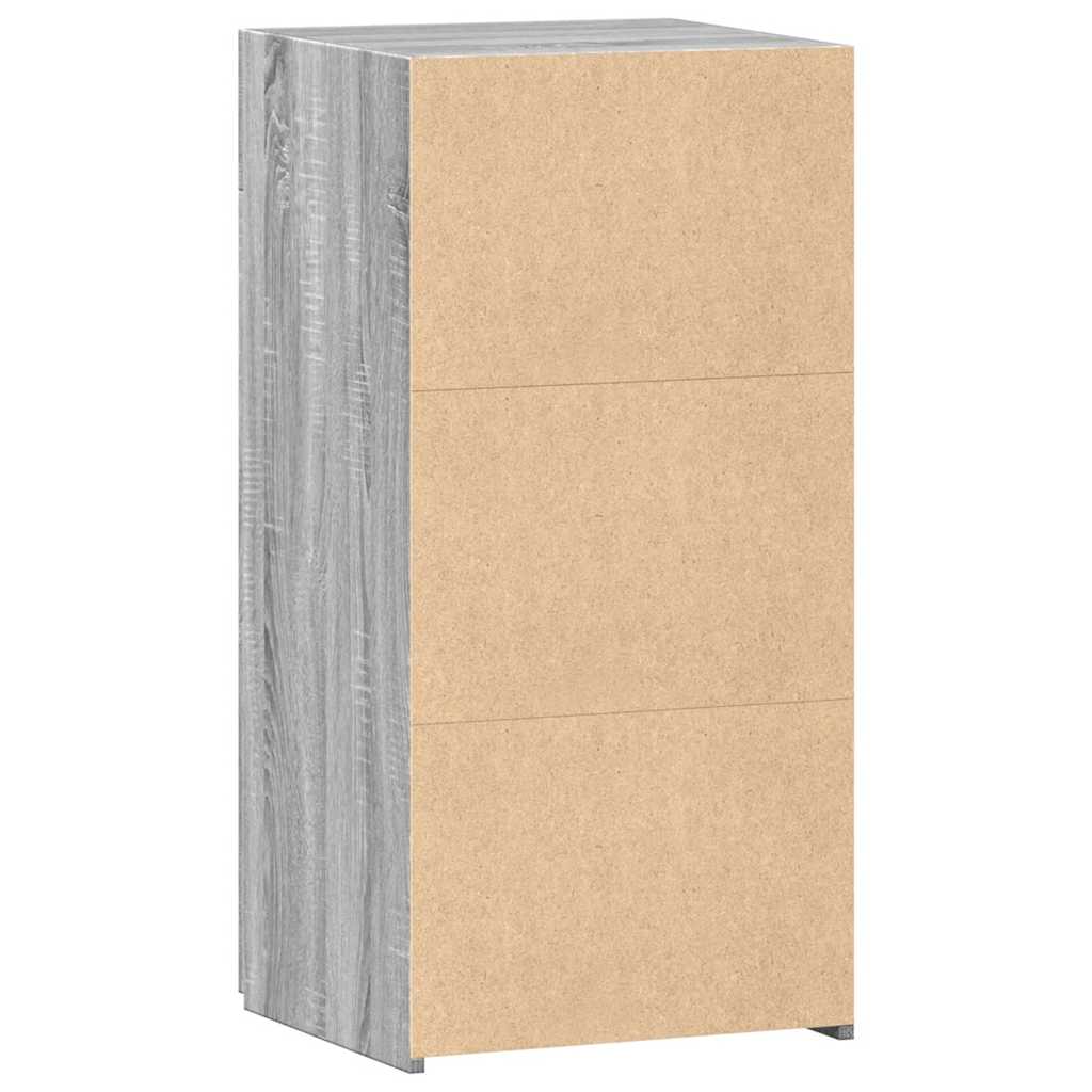 vidaXL Ραφιέρα Γκρι Sonoma 45x42,5x93 εκ. από Επεξεργασμένο Ξύλο