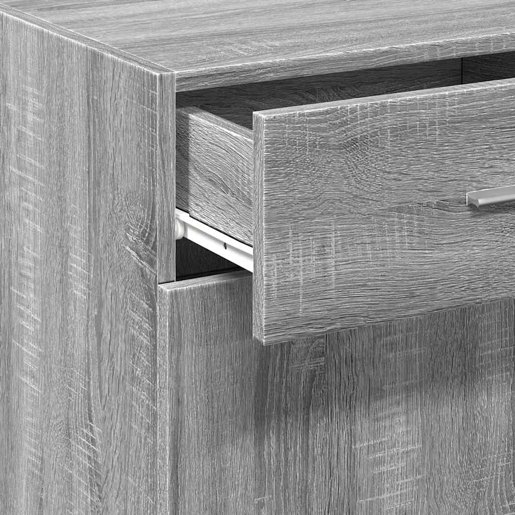 vidaXL Ραφιέρα Γκρι Sonoma 45x42,5x93 εκ. από Επεξεργασμένο Ξύλο