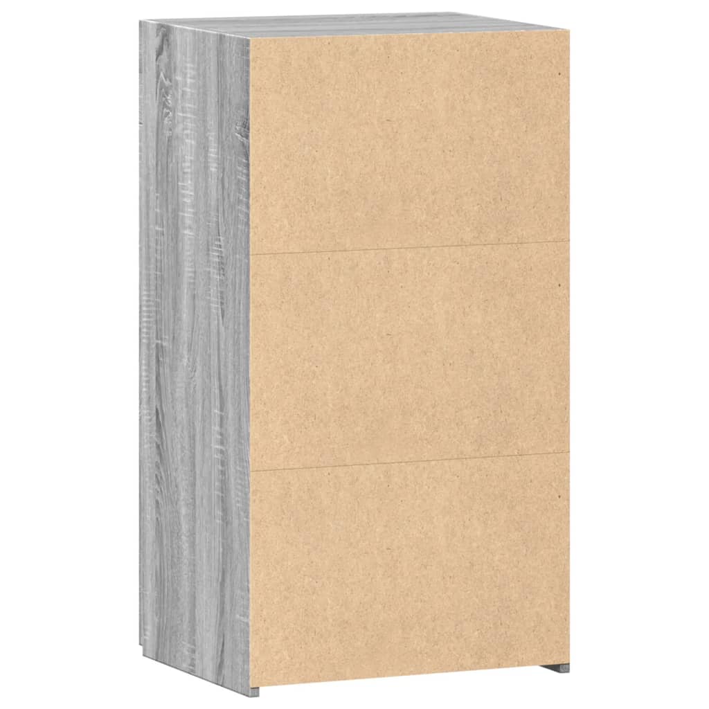 vidaXL Ραφιέρα Γκρι Sonoma 50x42,5x93 εκ. από Επεξεργασμένο Ξύλο