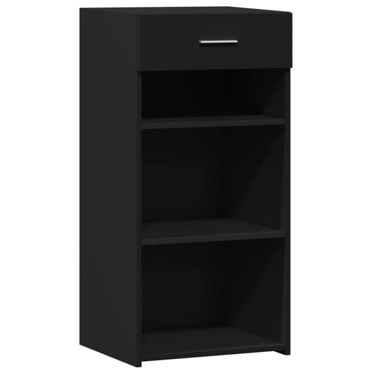 vidaXL Συρταριέρα Μαύρη 45x42,5x93 εκ. από Επεξεργασμένο Ξύλο