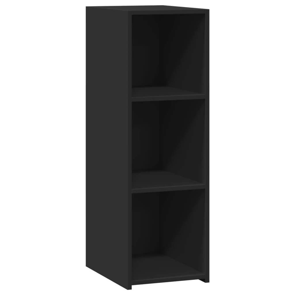 vidaXL Συρταριέρα Μαύρη 30x41x93 εκ. από Επεξεργασμένο Ξύλο