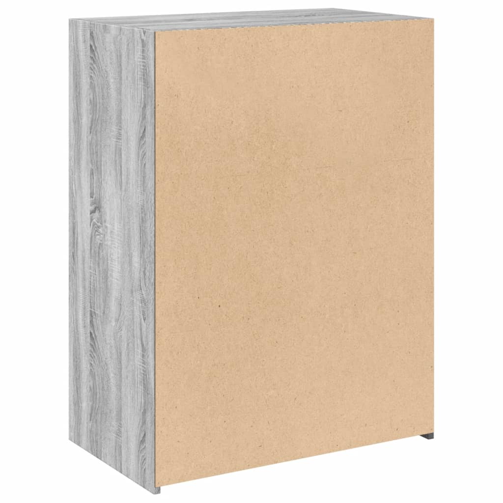 vidaXL Ντουλάπι Γκρι Sonoma 70x41x93 εκ. από Επεξεργασμένο Ξύλο