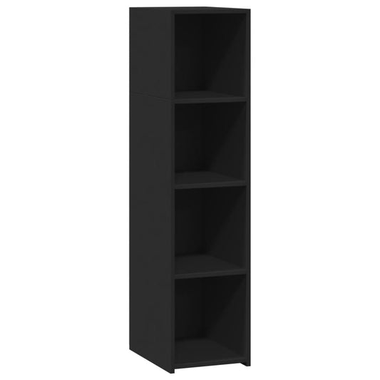vidaXL Ντουλάπι Μαύρο 30x41x124 εκ. από Επεξεργασμένο Ξύλο