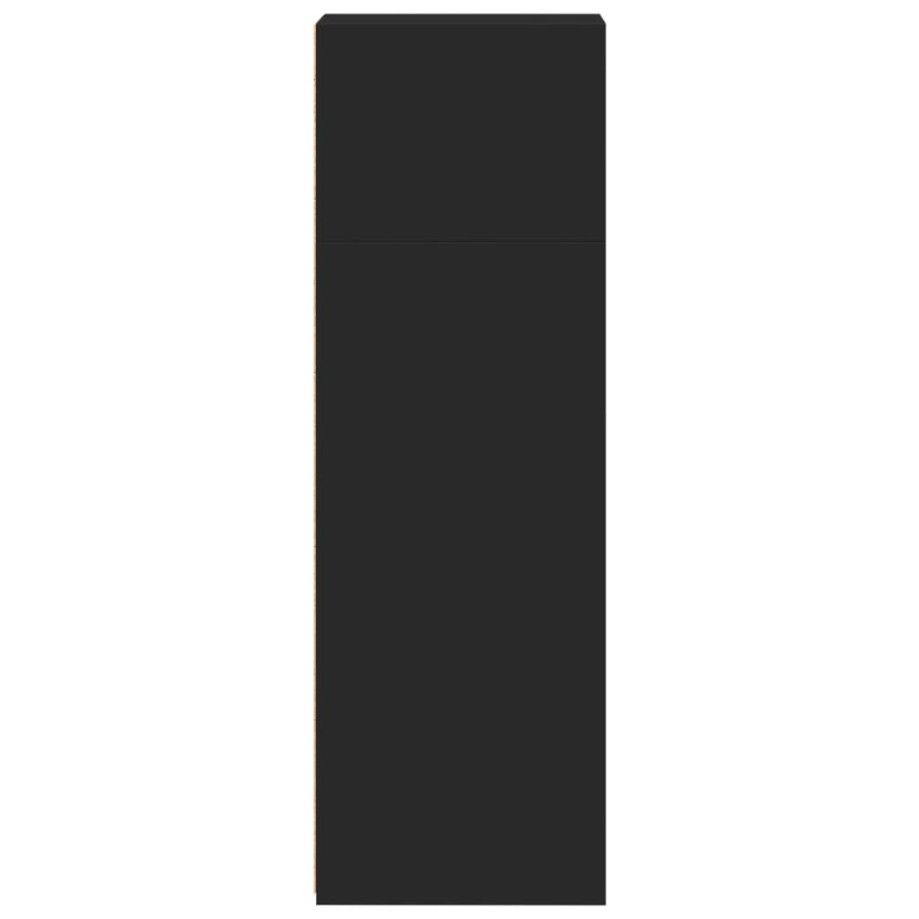 vidaXL Ντουλάπι Μαύρο 30x41x124 εκ. από Επεξεργασμένο Ξύλο