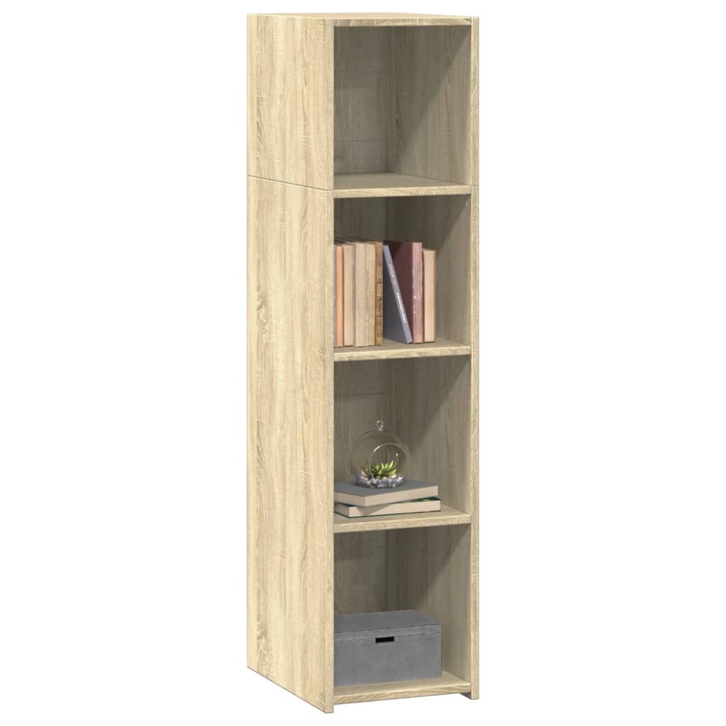 vidaXL Ντουλάπι Sonoma Δρυς 30x41x124 εκ. από Επεξεργασμένο Ξύλο