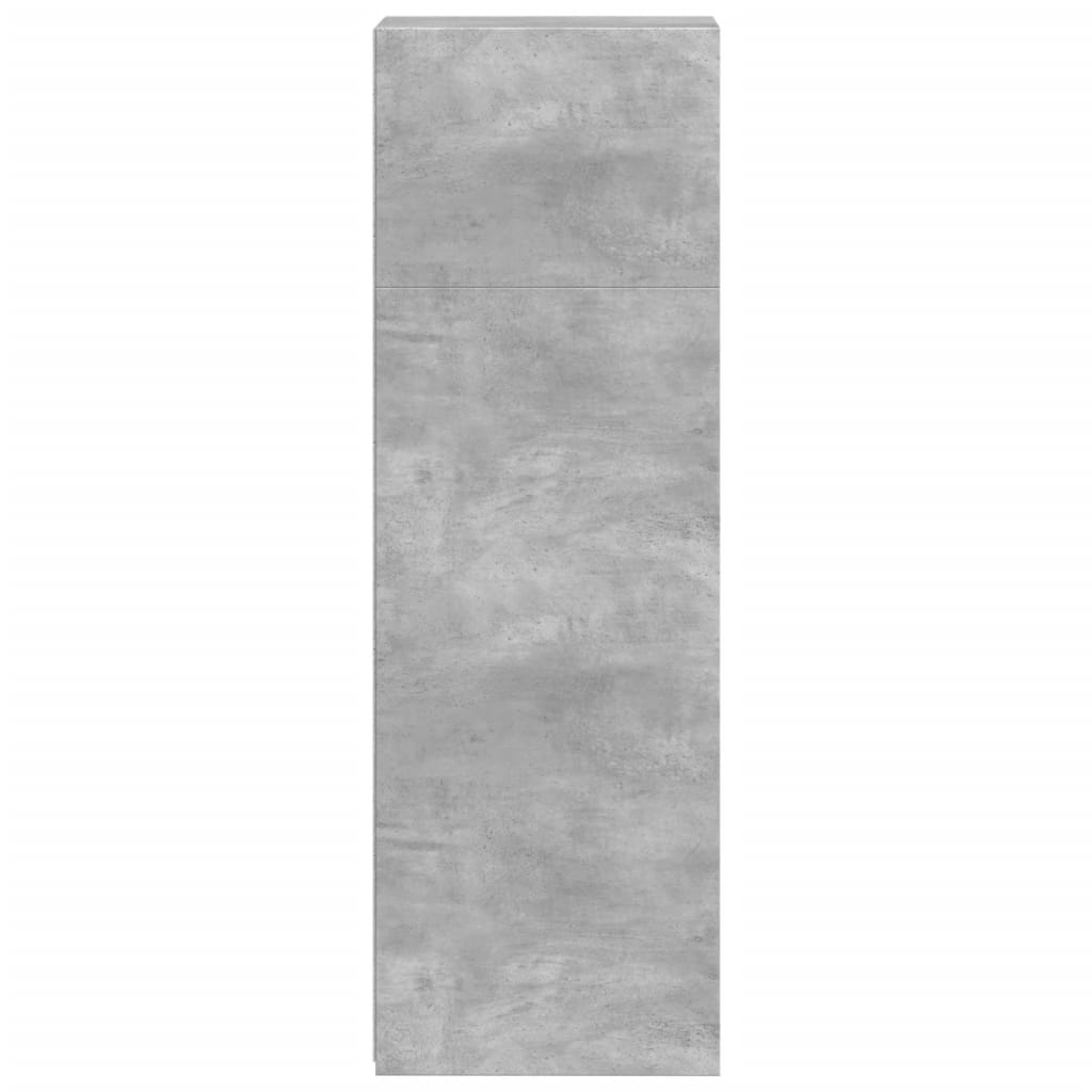 vidaXL Ντουλάπι Γκρι Σκυροδέματος 30x41x124 εκ. από Επεξεργασμένο Ξύλο