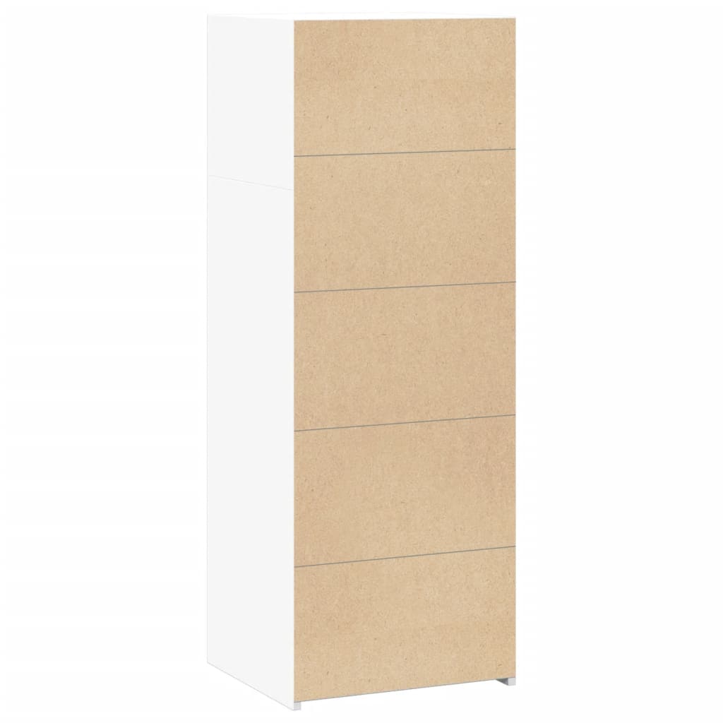 vidaXL Ντουλάπι Λευκό 45x41x124 εκ. από Επεξεργασμένο Ξύλο