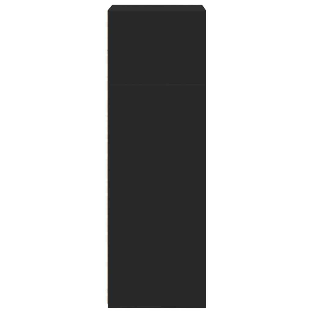 vidaXL Ντουλάπι Μαύρο 50x41x124 εκ. από Επεξεργασμένο Ξύλο