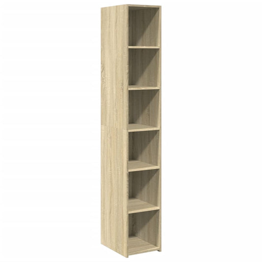 vidaXL Ντουλάπι Sonoma δρυς 30x41x185 εκ. από Επεξεργασμένο Ξύλο