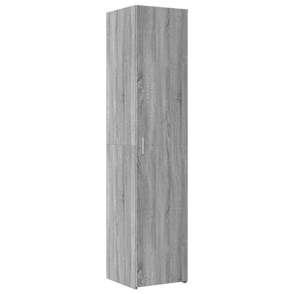 vidaXL Ντουλάπι Αποθήκευσης Στενό Δρυς 40x42,5x225 εκ. Επεξεργ. Ξύλο