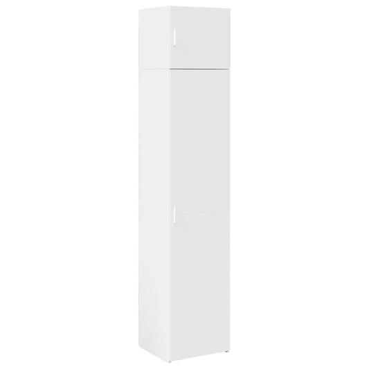vidaXL Ντουλάπι Αποθήκευσης Στενό Λευκό 45x42,5x225 εκ. Επεξεργ. Ξύλο