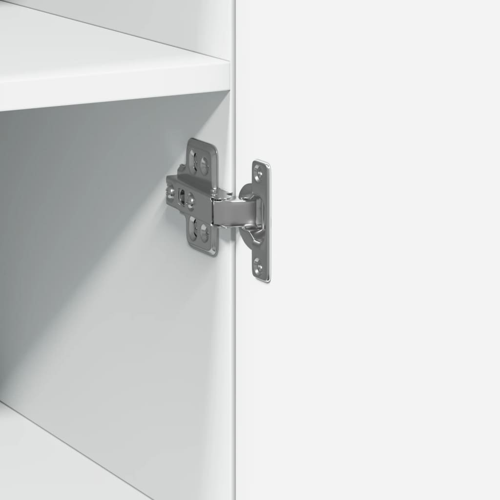 vidaXL Ντουλάπι Αποθήκευσης Στενό Λευκό 45x42,5x225 εκ. Επεξεργ. Ξύλο