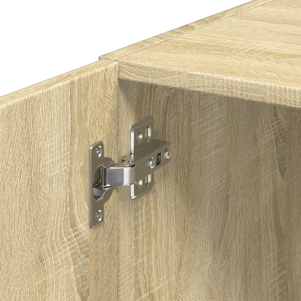 vidaXL Ντουλάπι Αποθήκευσης Στενό Δρυς 45x42,5x225 εκ. Επεξεργ. Ξύλο