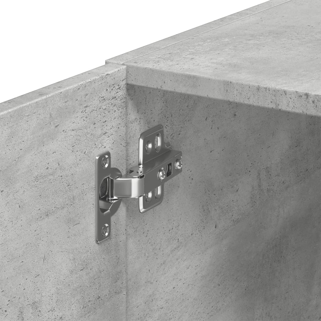 vidaXL Ντουλάπι Αποθήκευσης Στενό Γκρι 45x42,5x225 εκ. Επεξεργ. Ξύλο