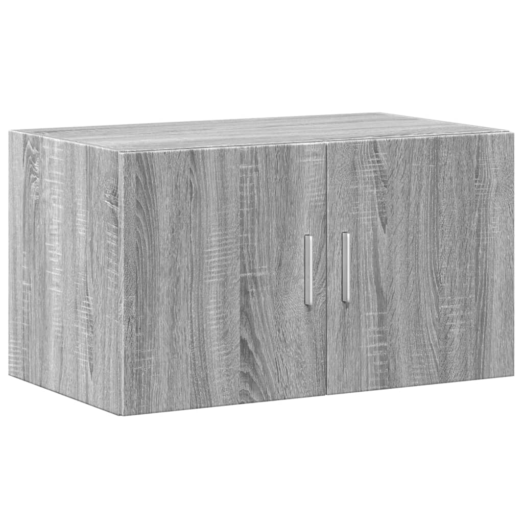 vidaXL Ραφιέρα με Ντουλάπια Γκρι Sonoma 70x42,5x225 εκ. Επεξ. Ξύλο