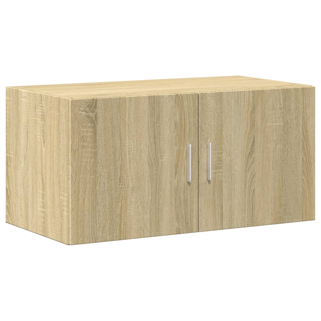 vidaXL Ραφιέρα με Ντουλάπια Sonoma Δρυς 80x42,5x225 εκ. Επεξ. Ξύλο