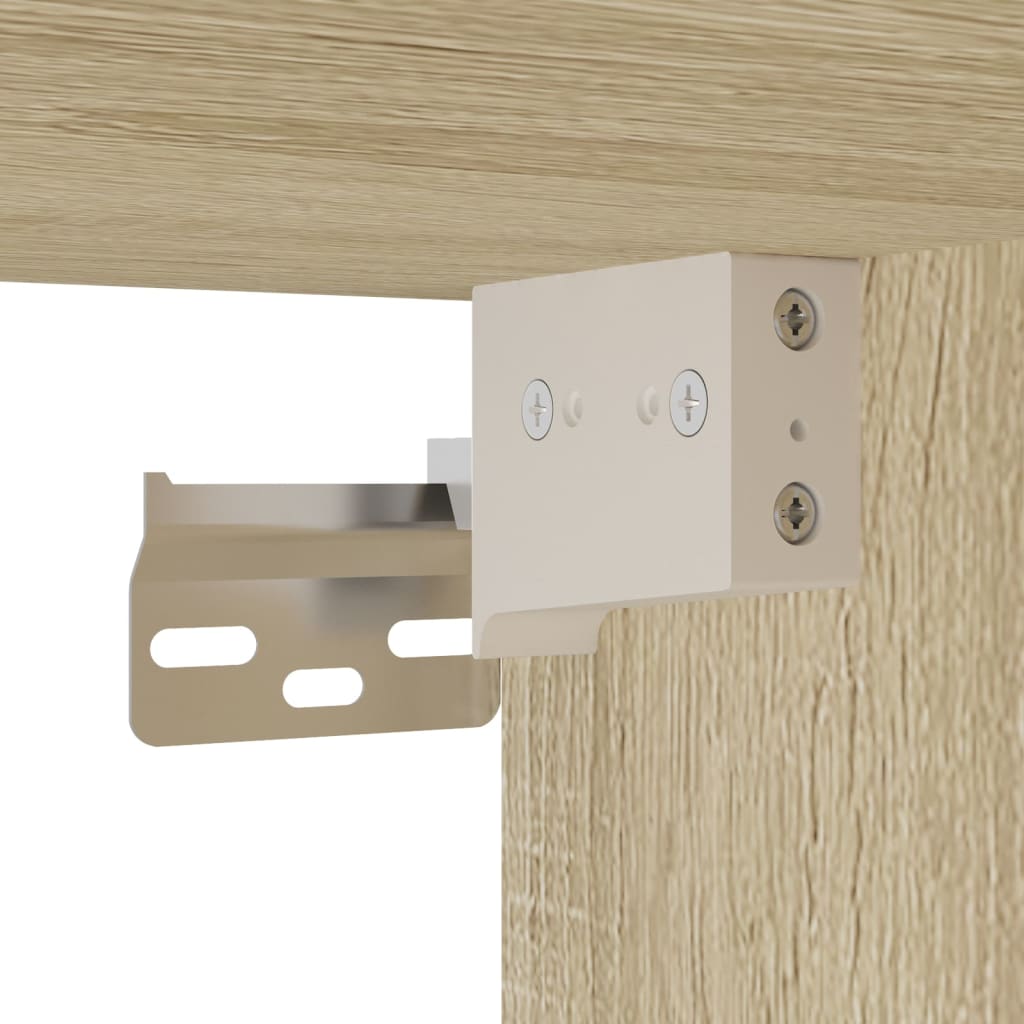 vidaXL Ραφιέρα με Ντουλάπια Sonoma Δρυς 80x42,5x225 εκ. Επεξ. Ξύλο