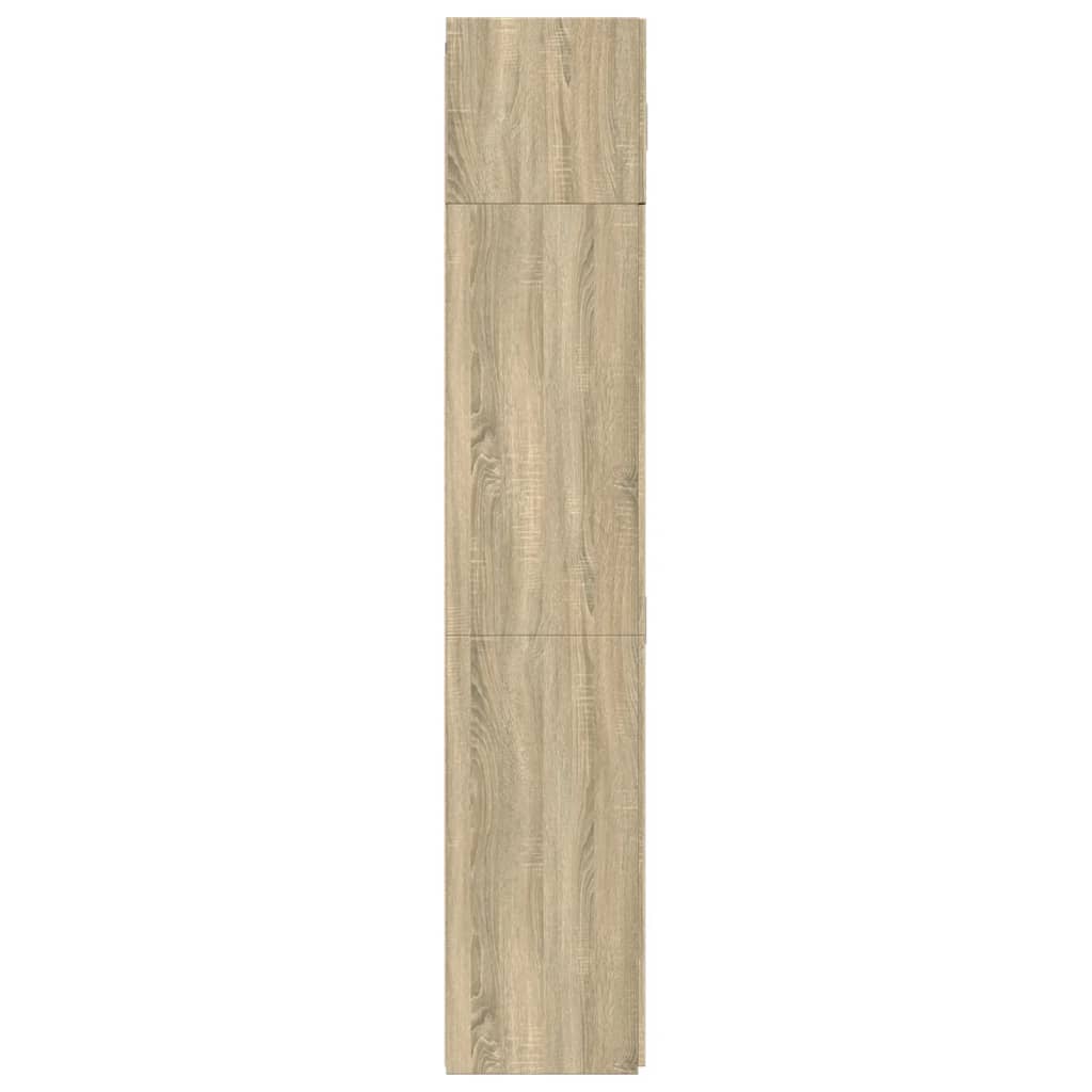 vidaXL Ραφιέρα με Ντουλάπια Sonoma Δρυς 80x42,5x225 εκ. Επεξ. Ξύλο