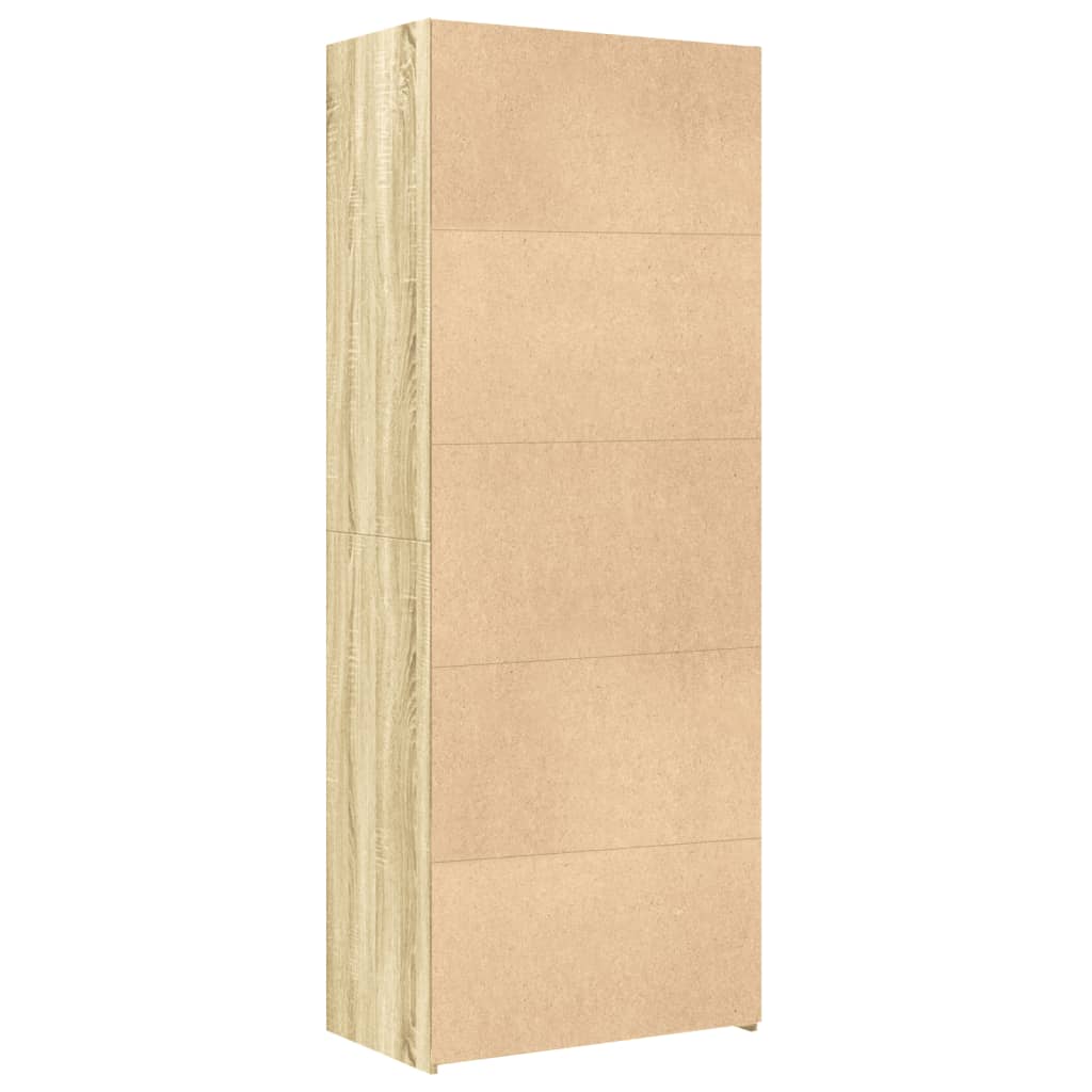 vidaXL Ντουλάπι Sonoma Δρυς 70x42,5x185 εκ. από Επεξεργασμένο Ξύλο