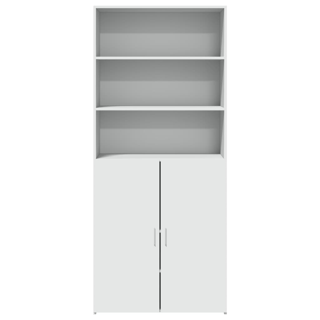 vidaXL Ντουλάπι Λευκό 80x42,5x185 εκ. από Επεξεργασμένο Ξύλο