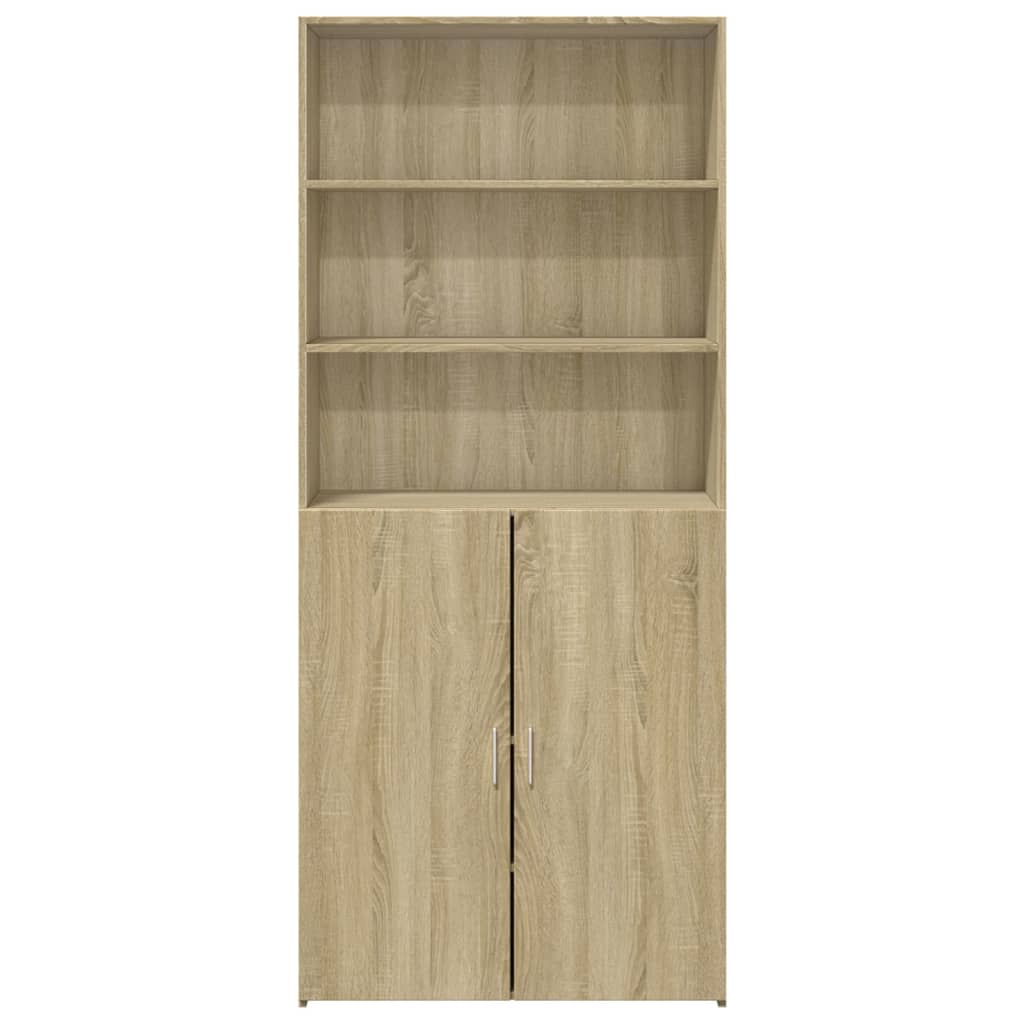 vidaXL Ντουλάπι Sonoma Δρυς 80x42,5x185 εκ. από Επεξεργασμένο Ξύλο