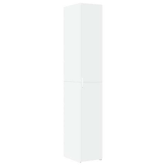 vidaXL Ντουλάπι Λευκό 30x42,5x185 εκ. από Επεξεργασμένο Ξύλο