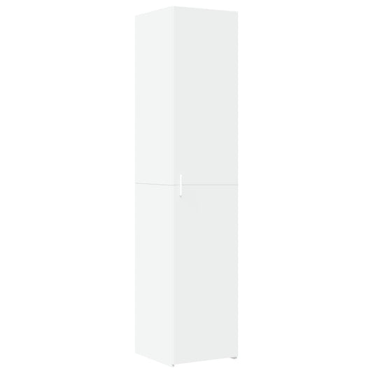 vidaXL Ντουλάπι Λευκό 40x42,5x185 εκ. από Επεξεργασμένο Ξύλο