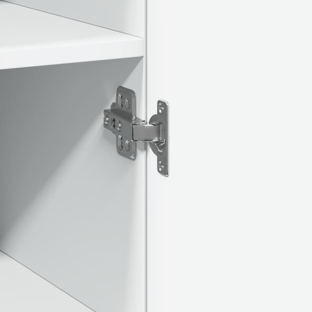 vidaXL Ντουλάπι Λευκό 40x42,5x185 εκ. από Επεξεργασμένο Ξύλο
