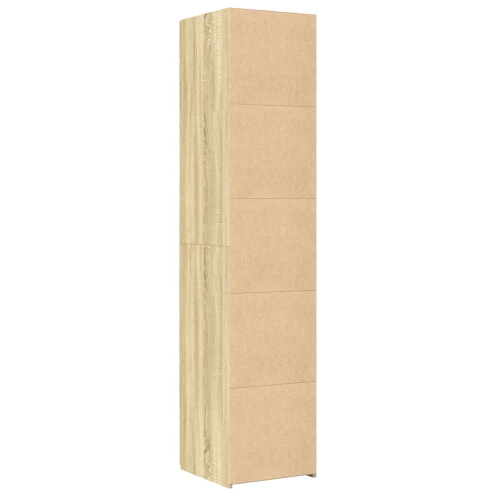 vidaXL Ντουλάπι Sonoma Δρυς 40x42,5x185 εκ. από Επεξεργασμένο Ξύλο