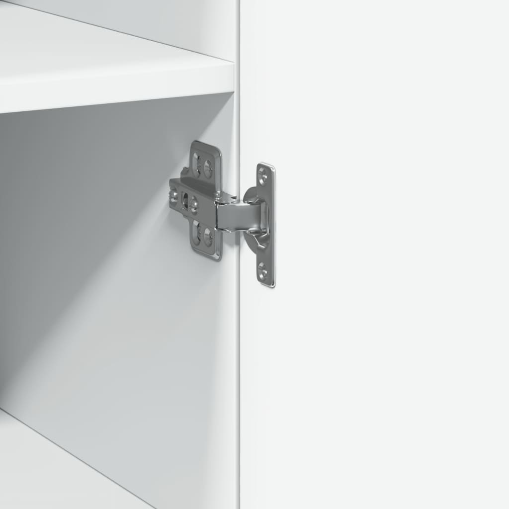 vidaXL Ντουλάπι Λευκό 45x42,5x185 εκ. από Επεξεργασμένο Ξύλο